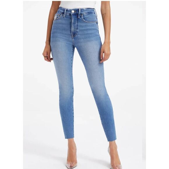 Good American Curve Crop Skinny Jeans 27 - Picture 1 of 9